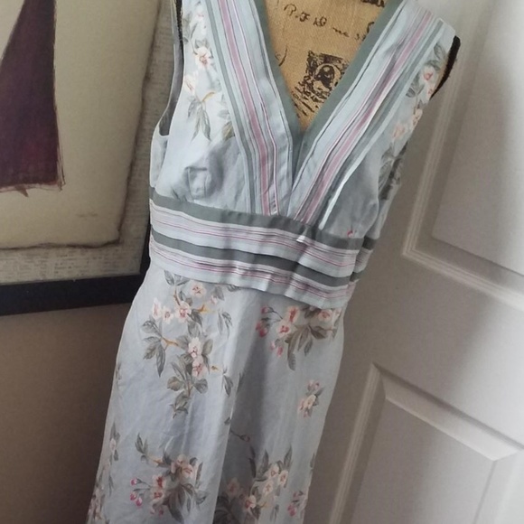 Adrianna Papell Dresses & Skirts - Adrianna Papell Floral Linen Dress